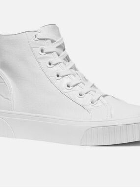 Michael Kors Gertie High-Top Sneakers Women's Size 8 Optic White
